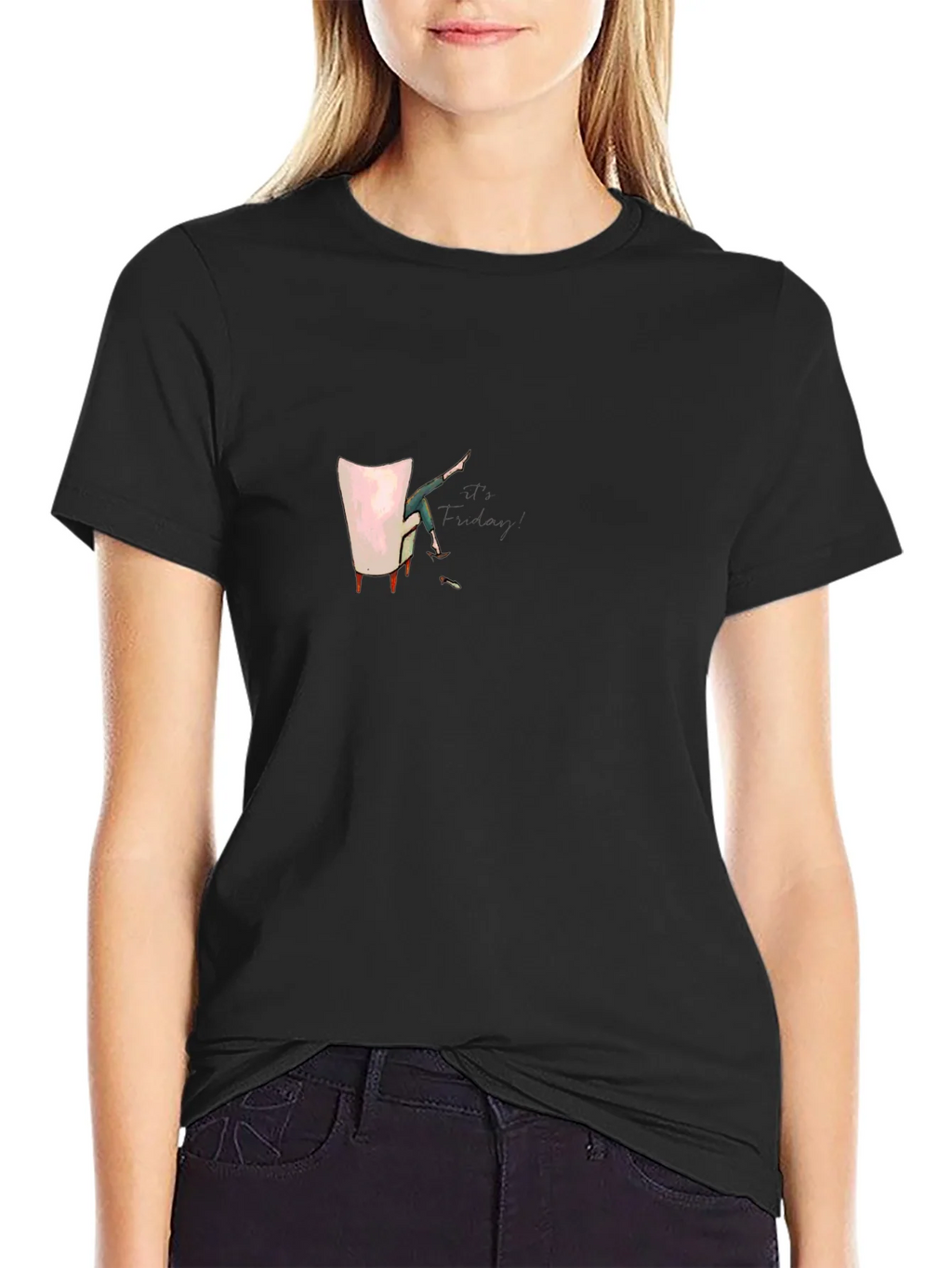 Relaxed Graphic Tee - Novelty Chair Design