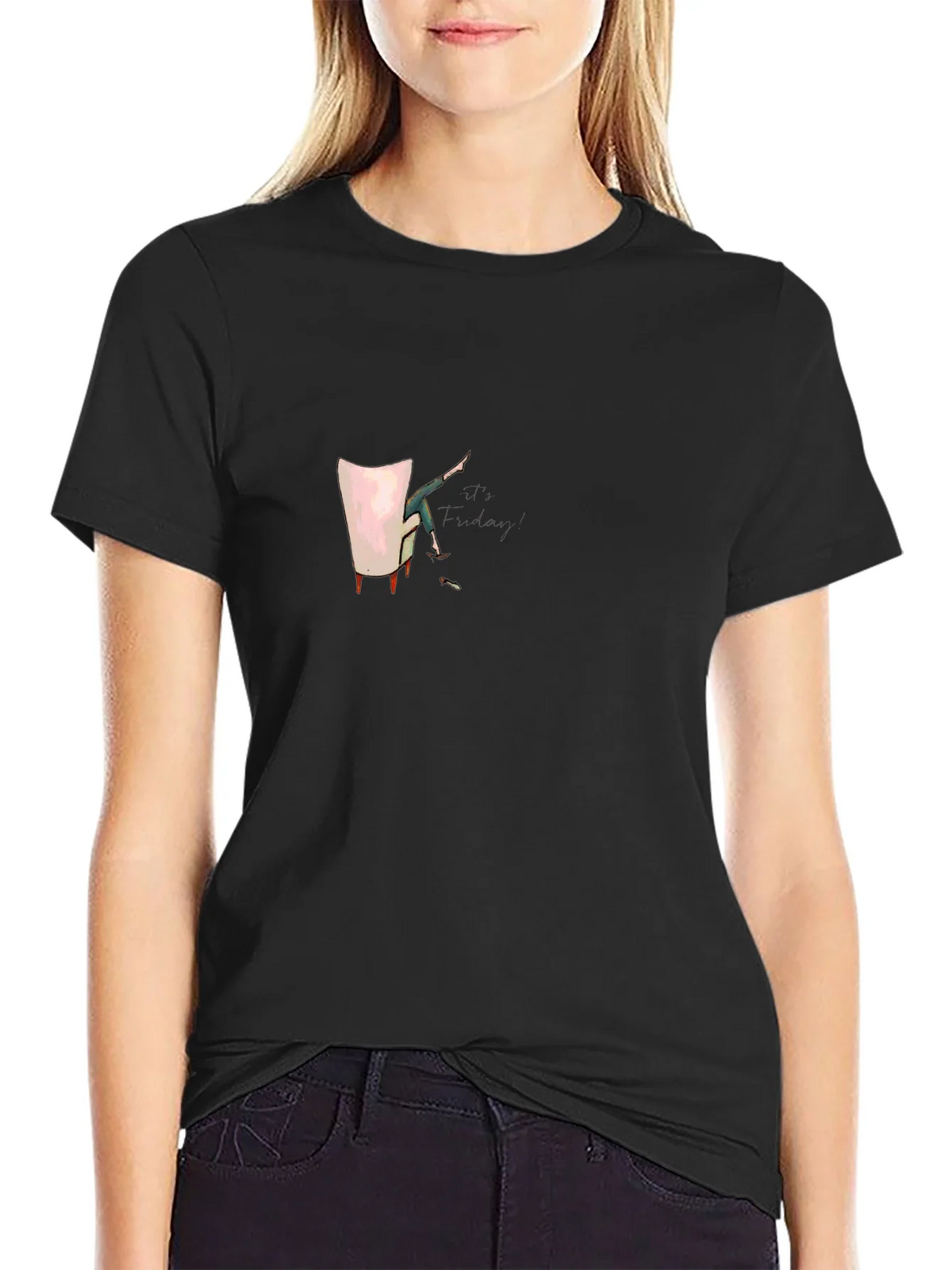 Relaxed Graphic Tee - Novelty Chair Design