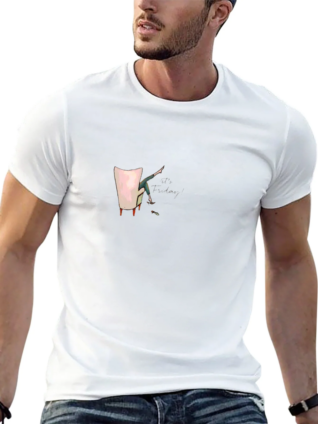 Relaxed Graphic Tee - Novelty Chair Design