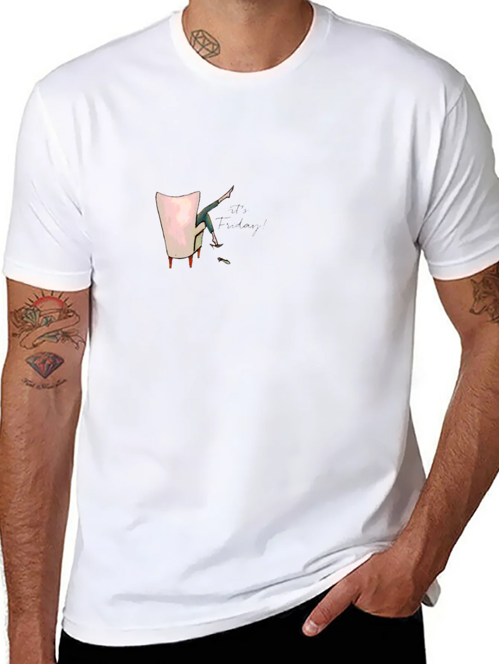 Relaxed Graphic Tee - Novelty Chair Design
