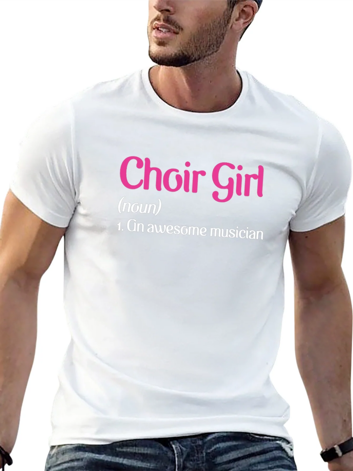 Choir Girl Awesome Musician Black T-Shirt