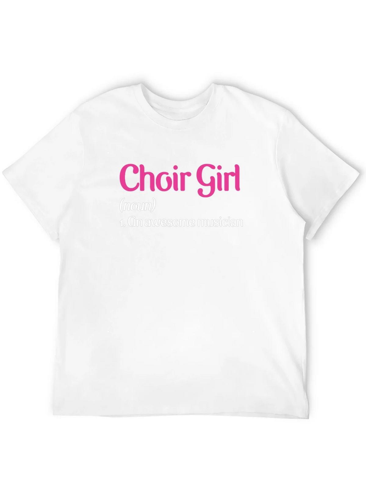 Choir Girl Awesome Musician Black T-Shirt