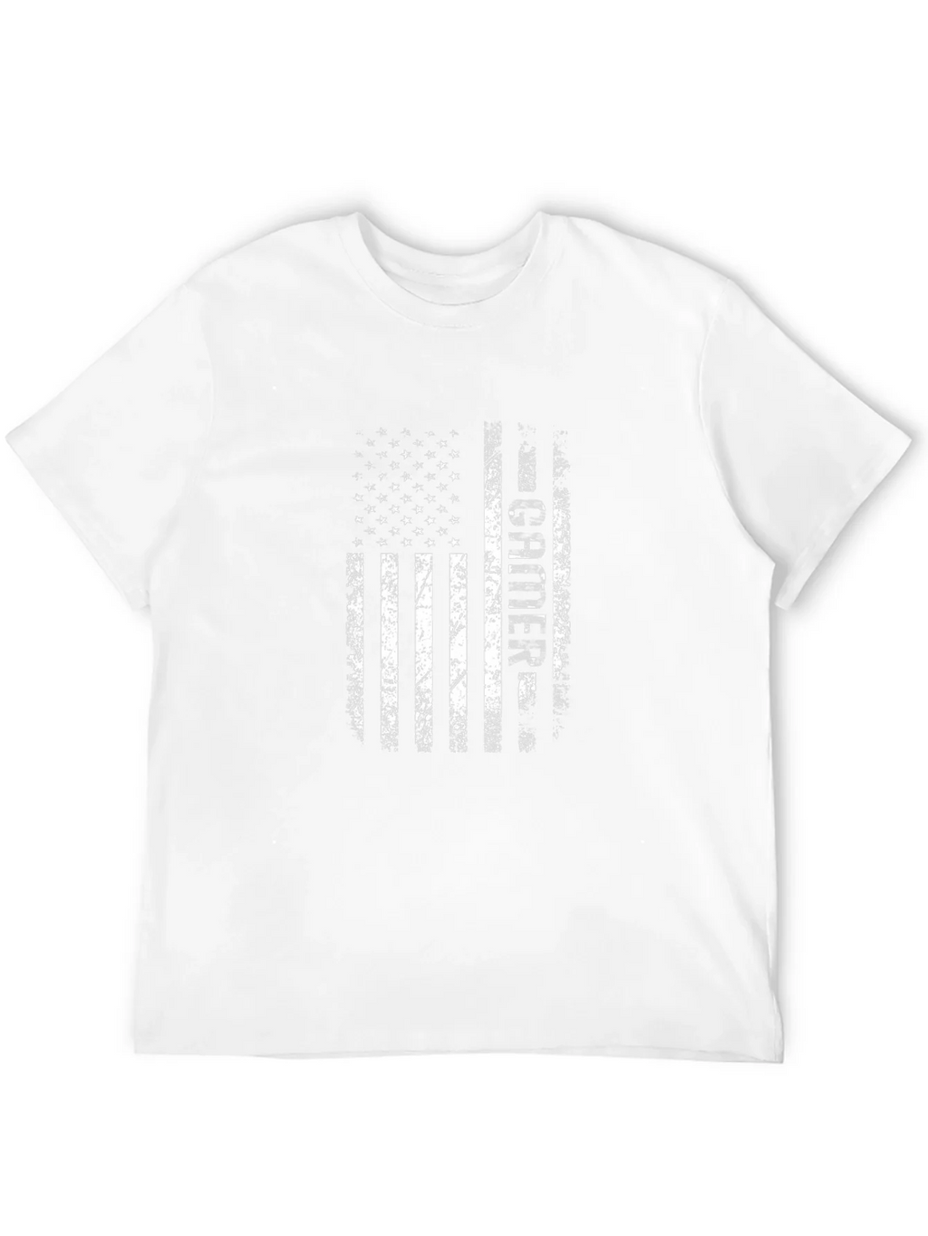 Distressed American Flag Teacher Graphic T-Shirt