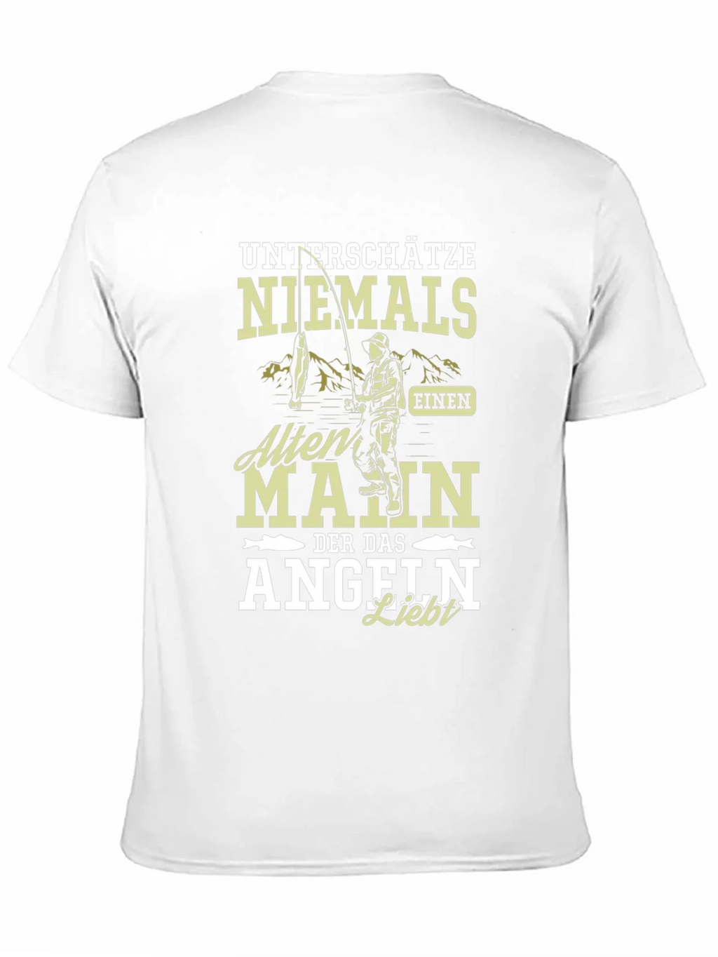 Fishing Lover T-Shirt Never Underestimate An Old Man