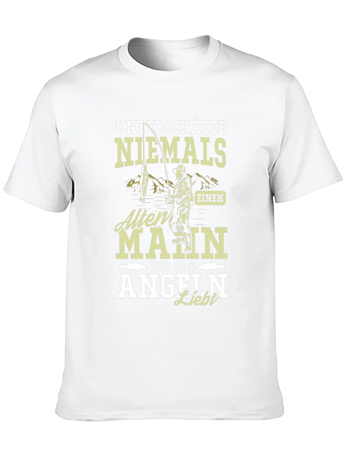 Fishing Lover T-Shirt Never Underestimate An Old Man