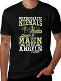 Fishing Lover T-Shirt Never Underestimate An Old Man