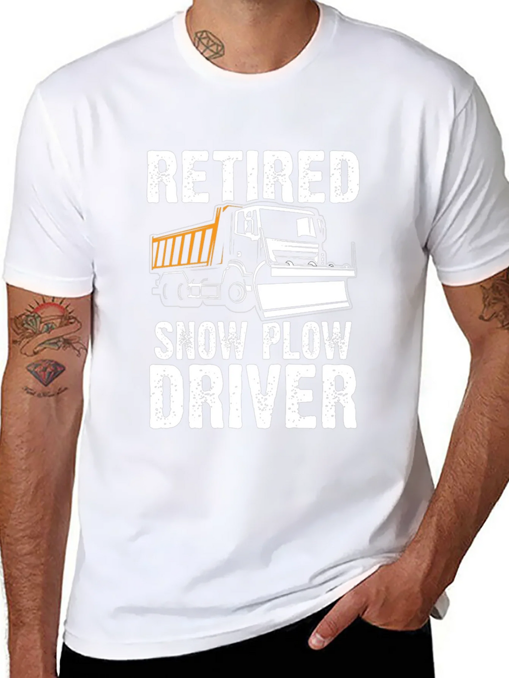 Retired Snow Plow Driver T-Shirt