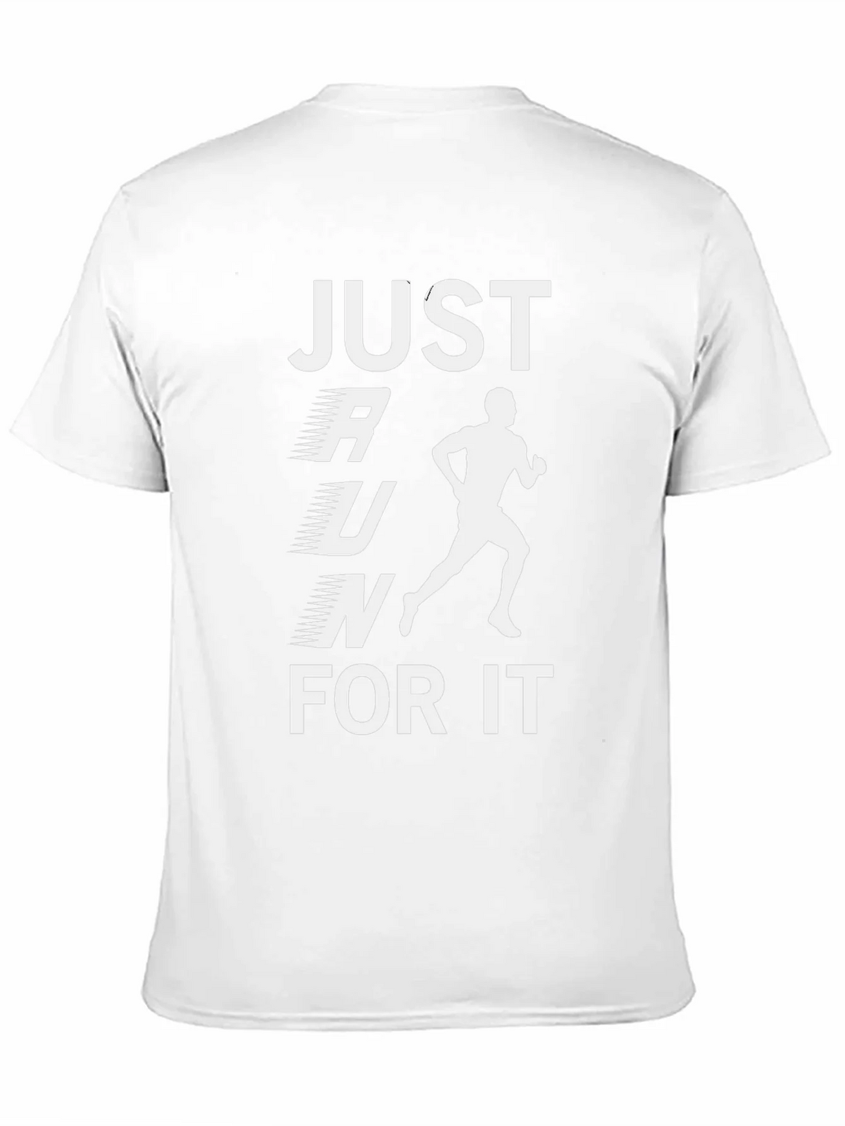 Just Run For It Black Graphic T-Shirt