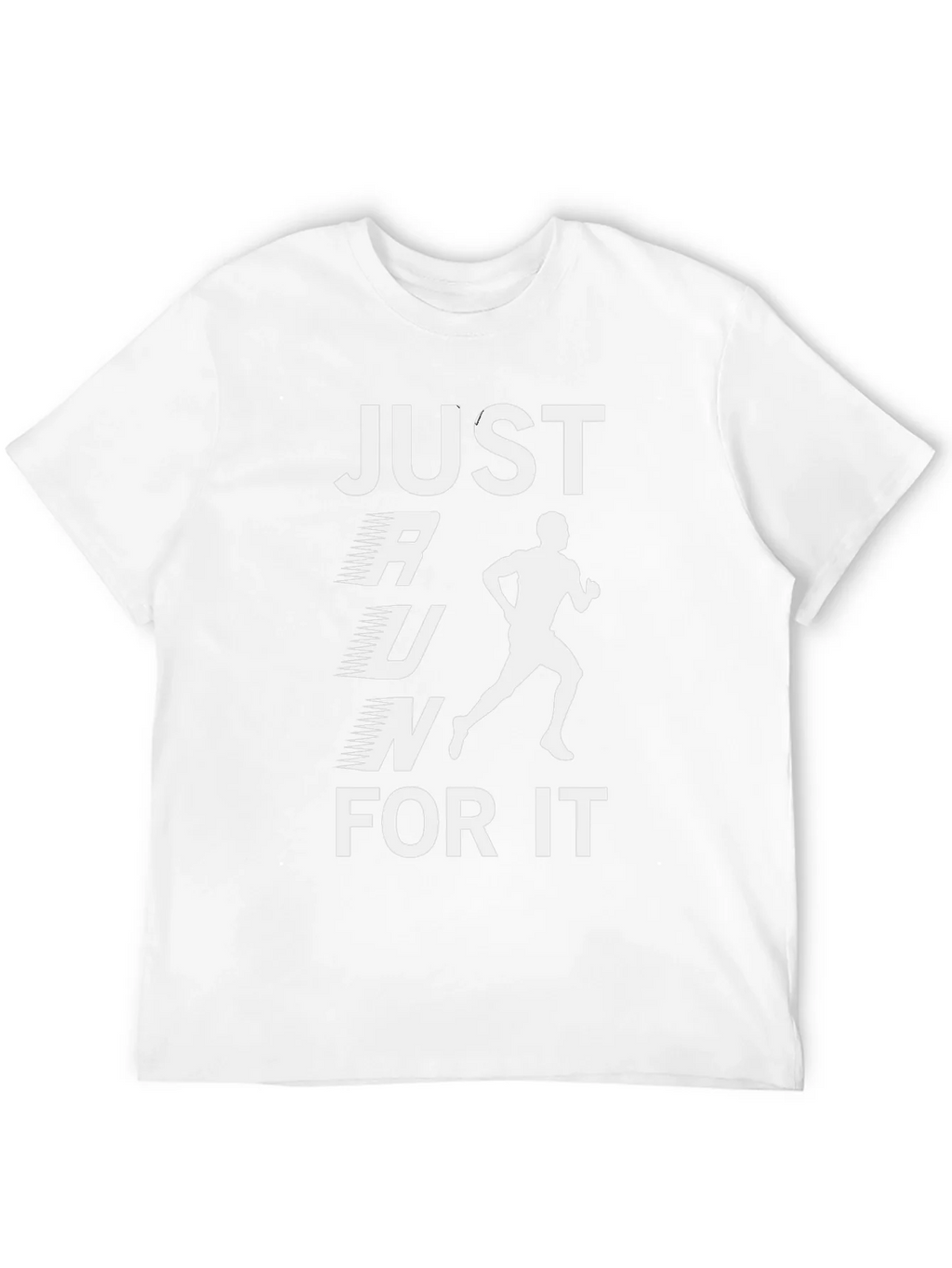 Just Run For It Black Graphic T-Shirt