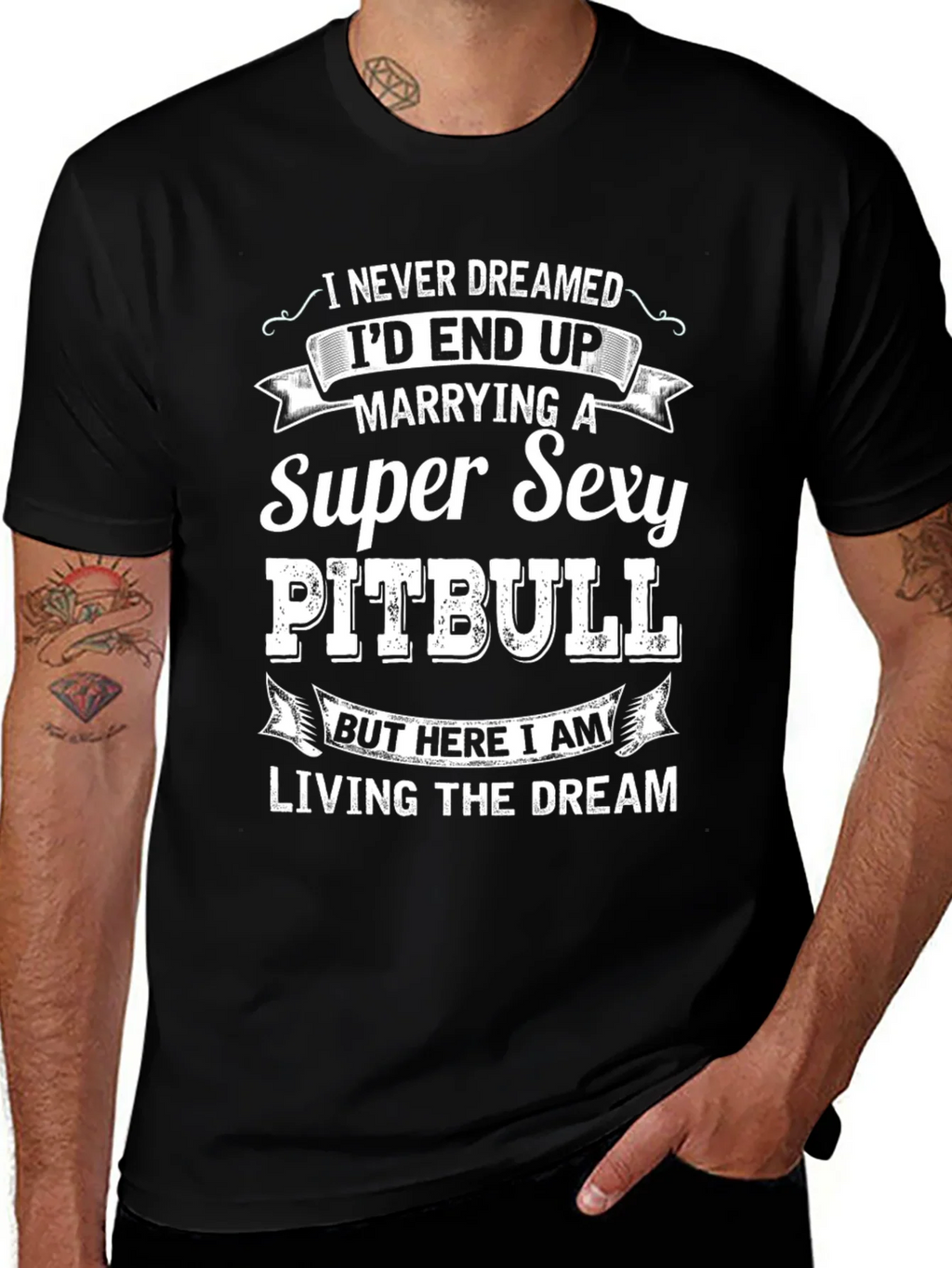Super Sexy Pitbull T-Shirt: Living the Dream!