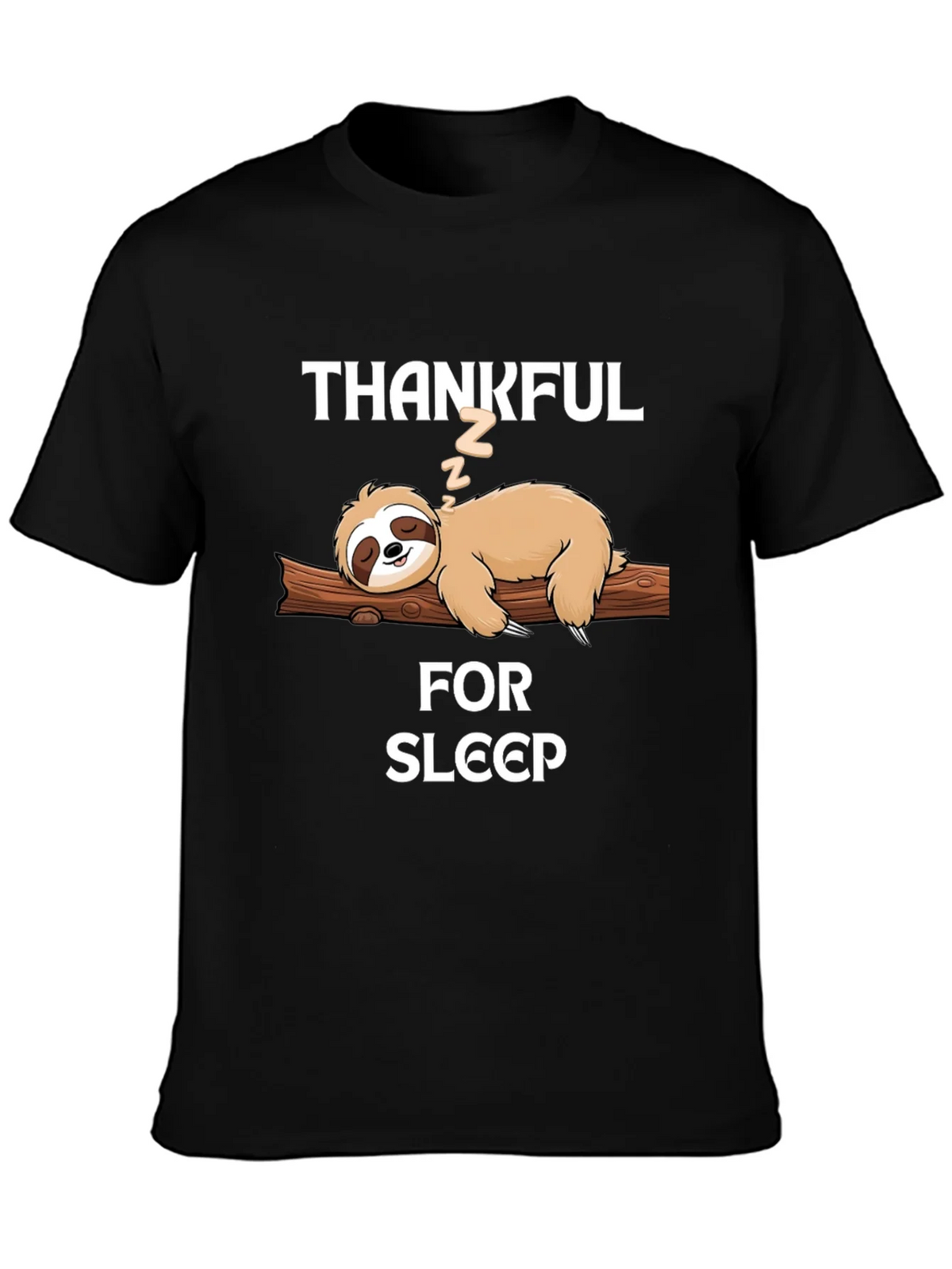 Thankful for Sleep Sloth T-Shirt