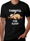 Thankful for Sleep Sloth T-Shirt