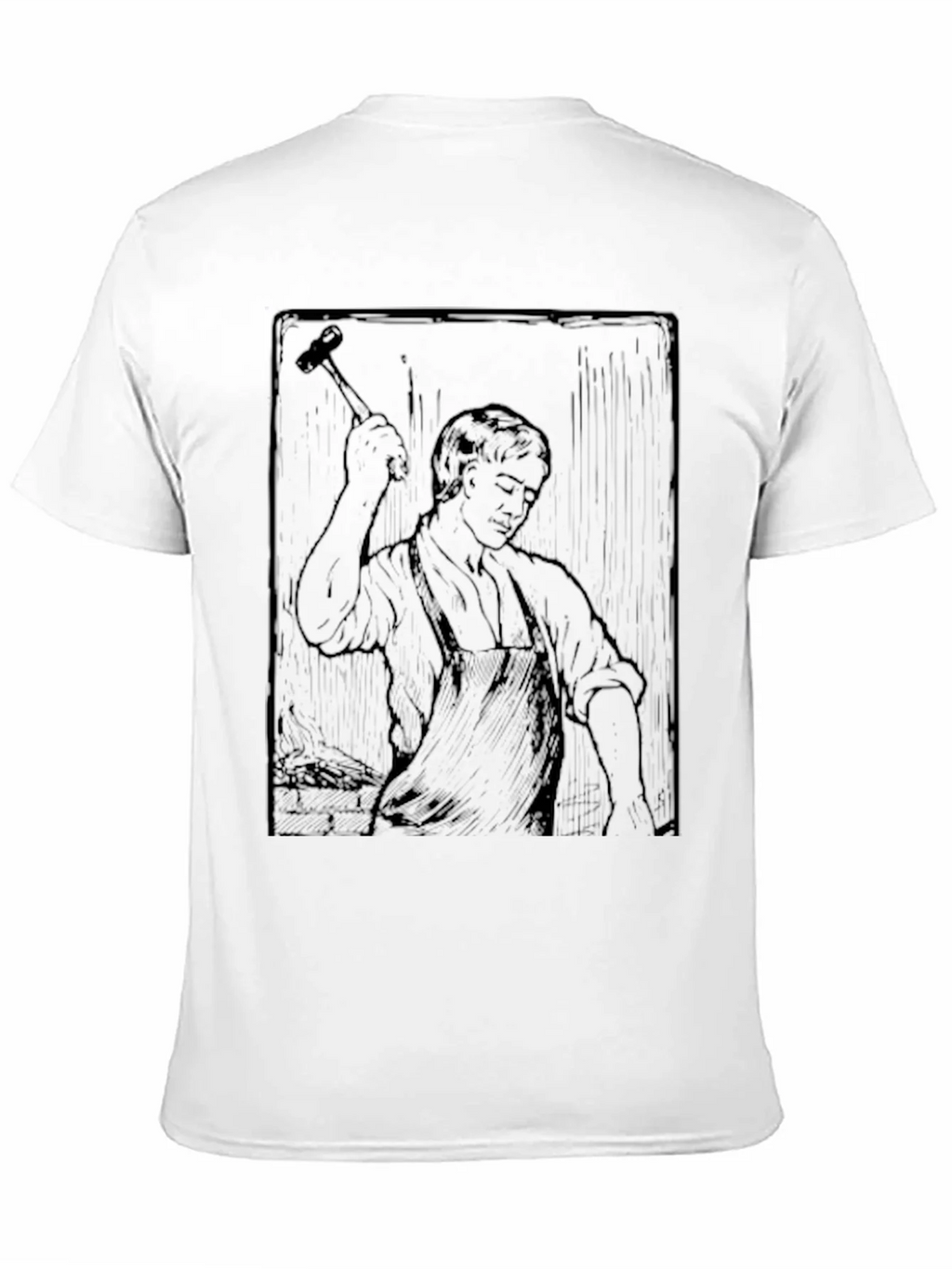 Blacksmith Graphic Print Crewneck T-Shirt