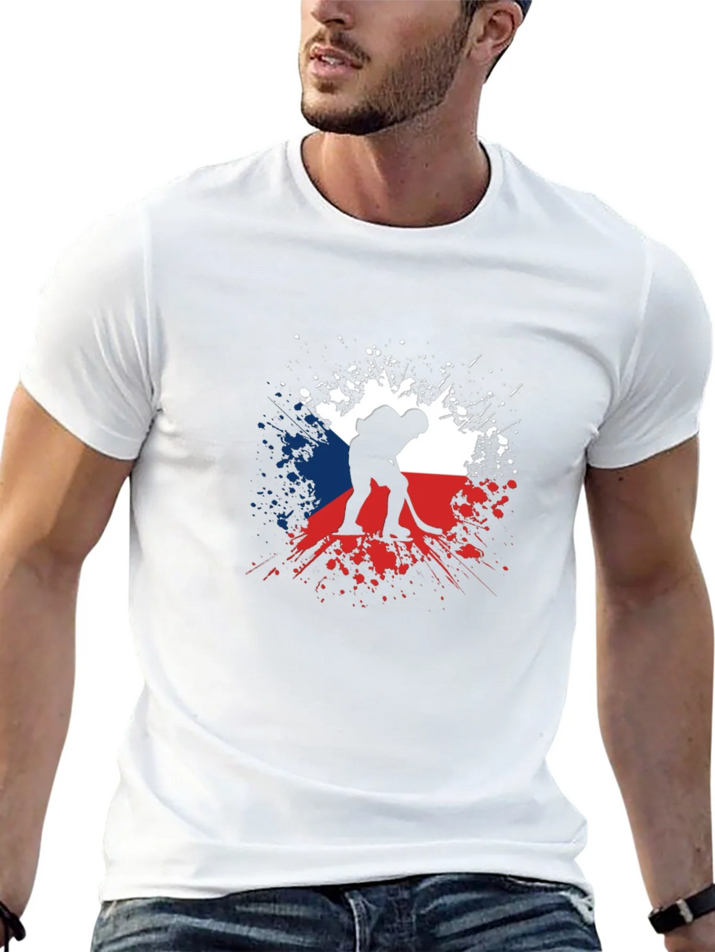 Czech Republic Hockey Fan T-Shirt