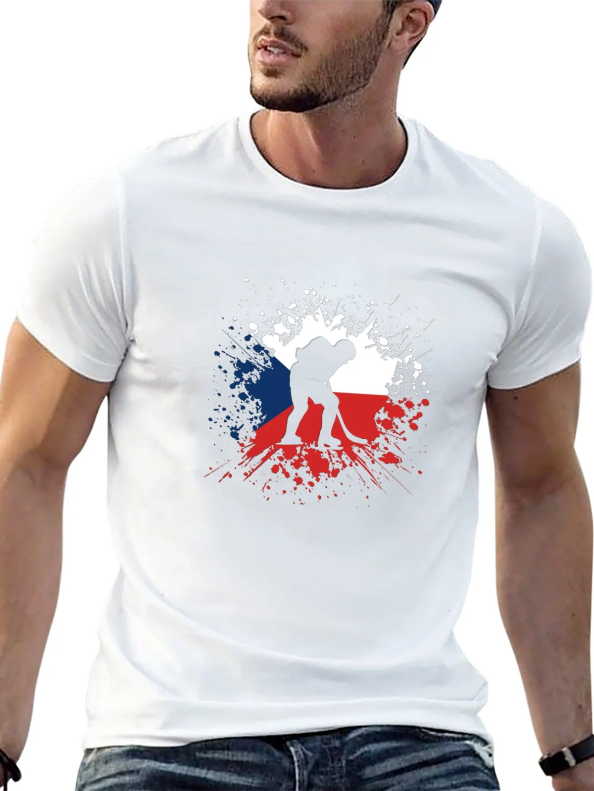 Czech Republic Hockey Fan T-Shirt