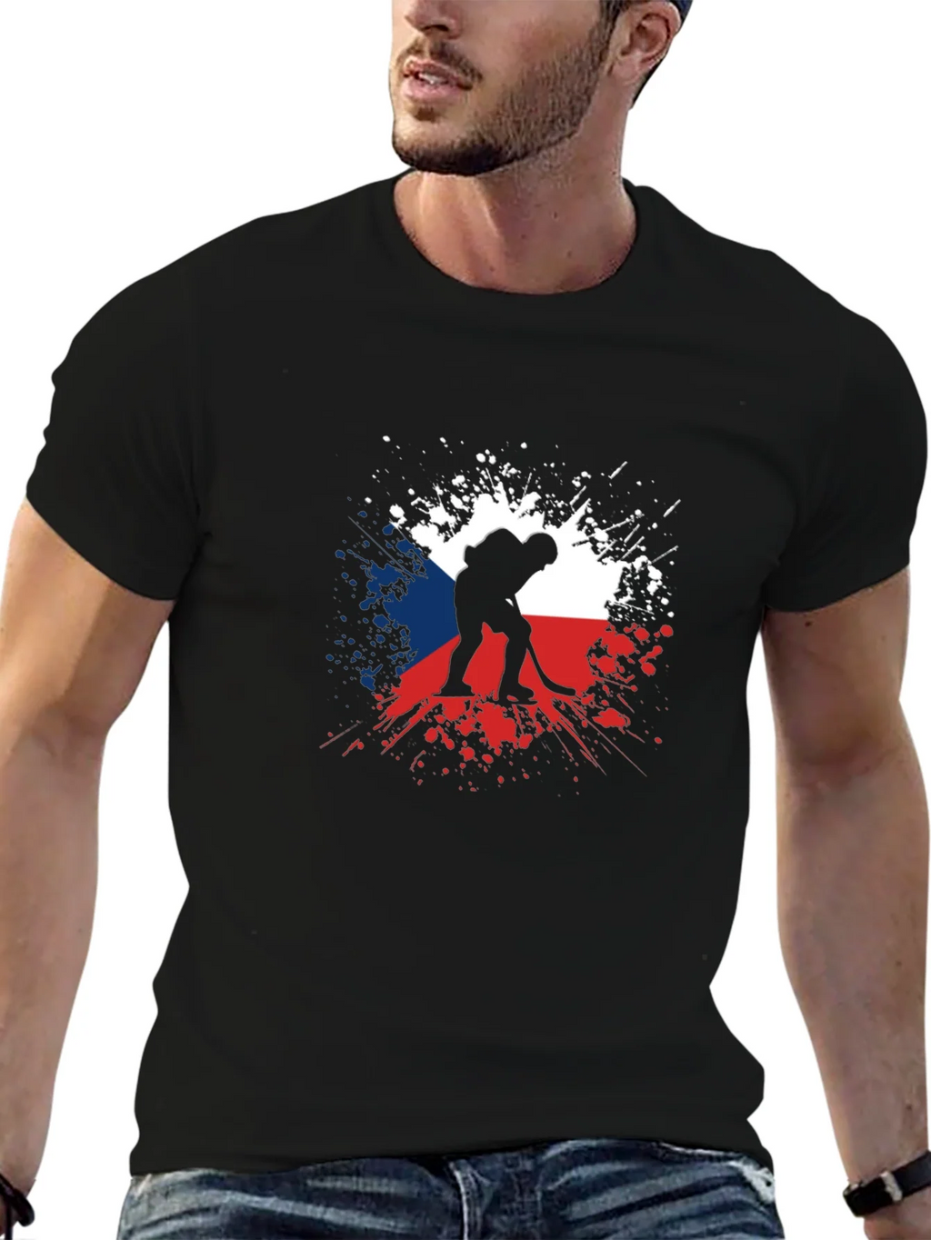 Czech Republic Hockey Fan T-Shirt