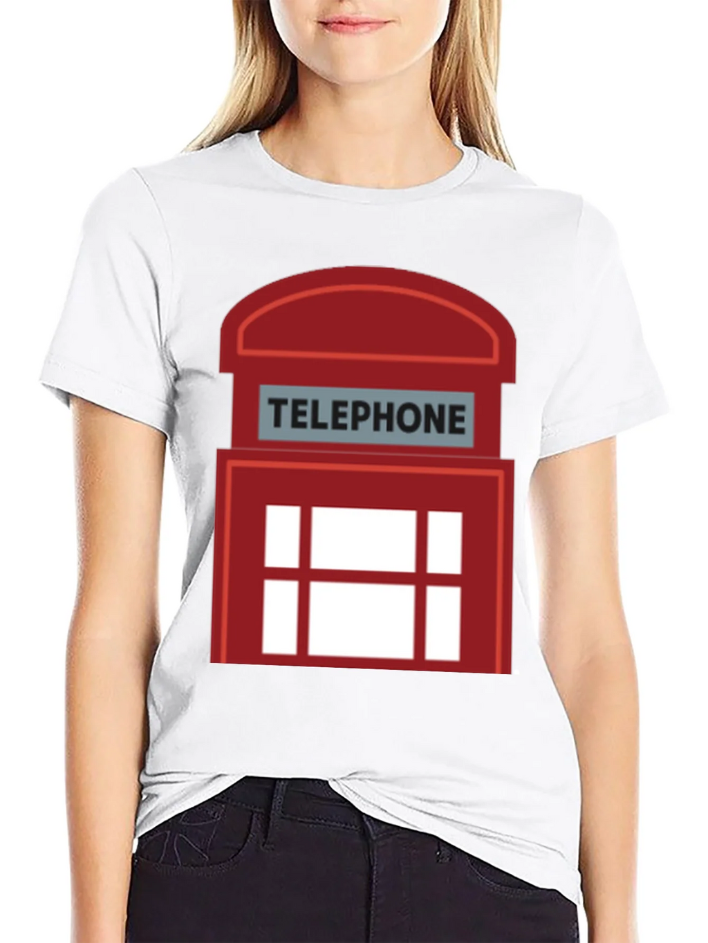 London Telephone Booth Graphic T-Shirt