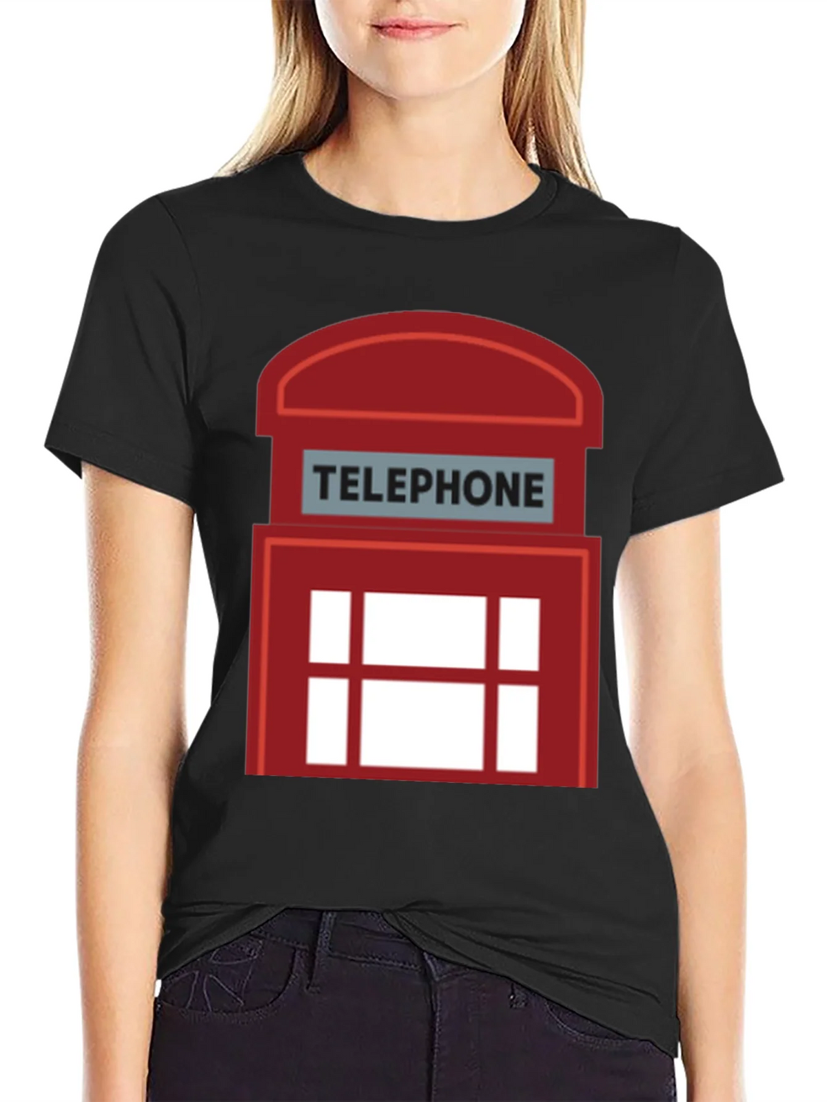 London Telephone Booth Graphic T-Shirt