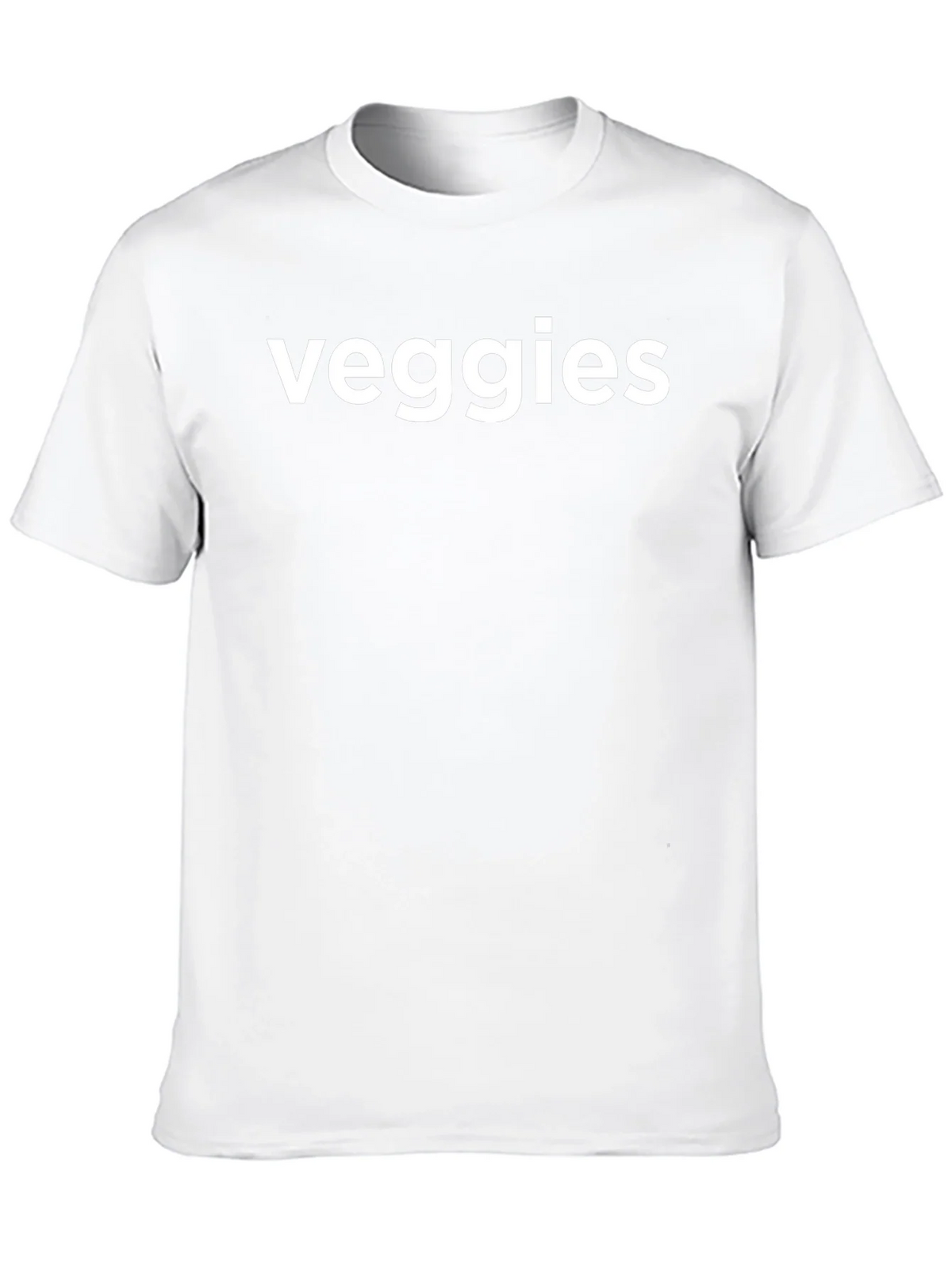 Veggies Graphic Tee - Black Cotton T-Shirt