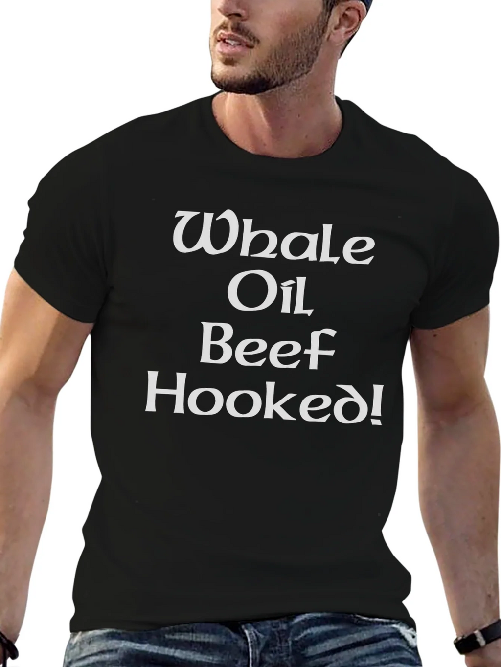 Whale Oil Beef Hooked Graphic T-Shirt