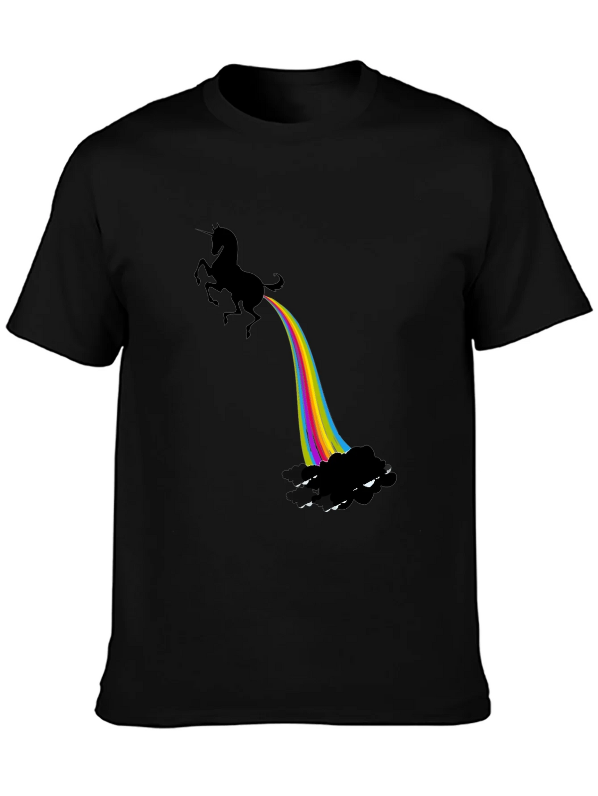 Unicorn Rainbow Funny Graphic T-Shirt