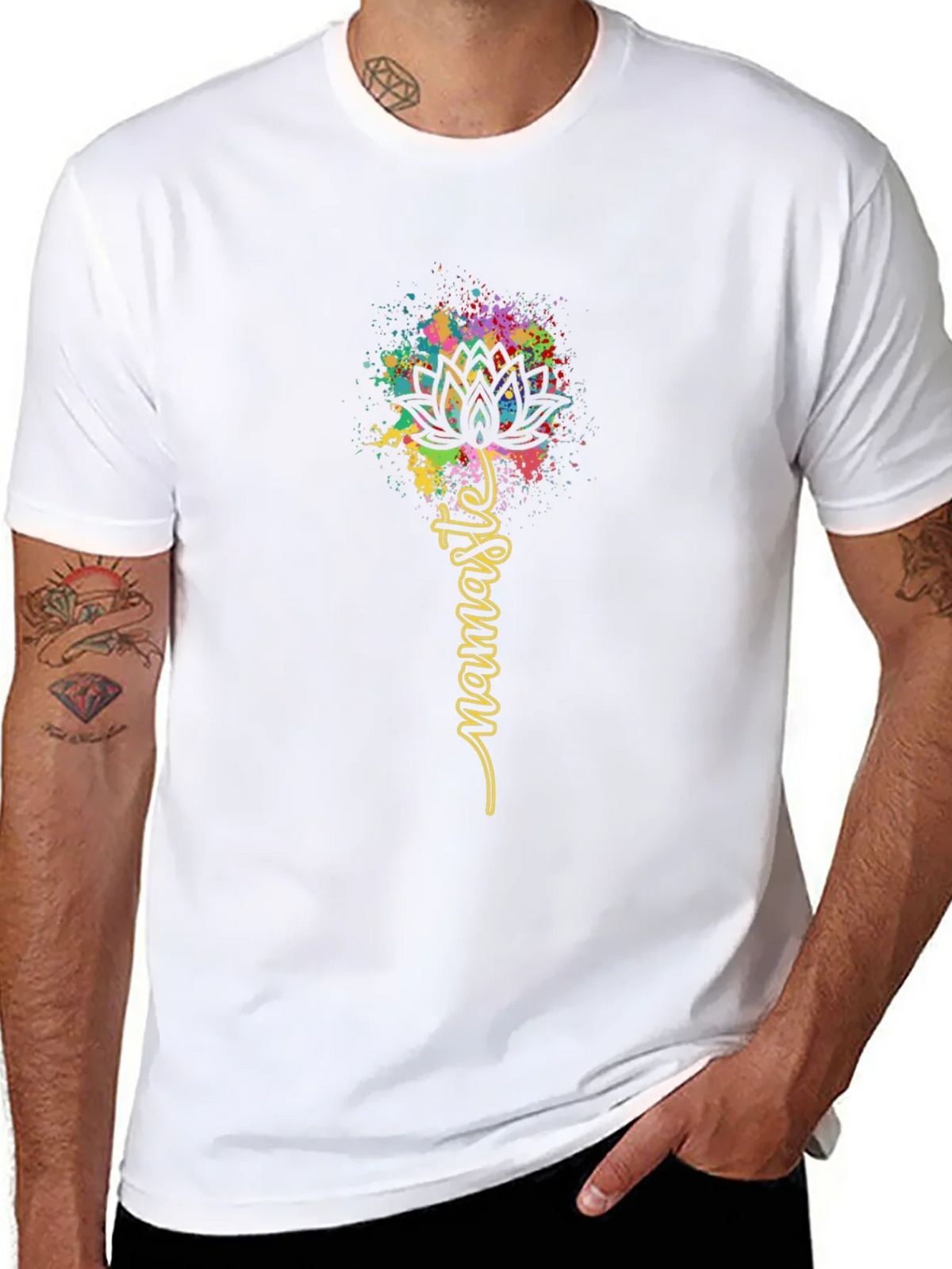 Namaste Lotus Flower T-Shirt