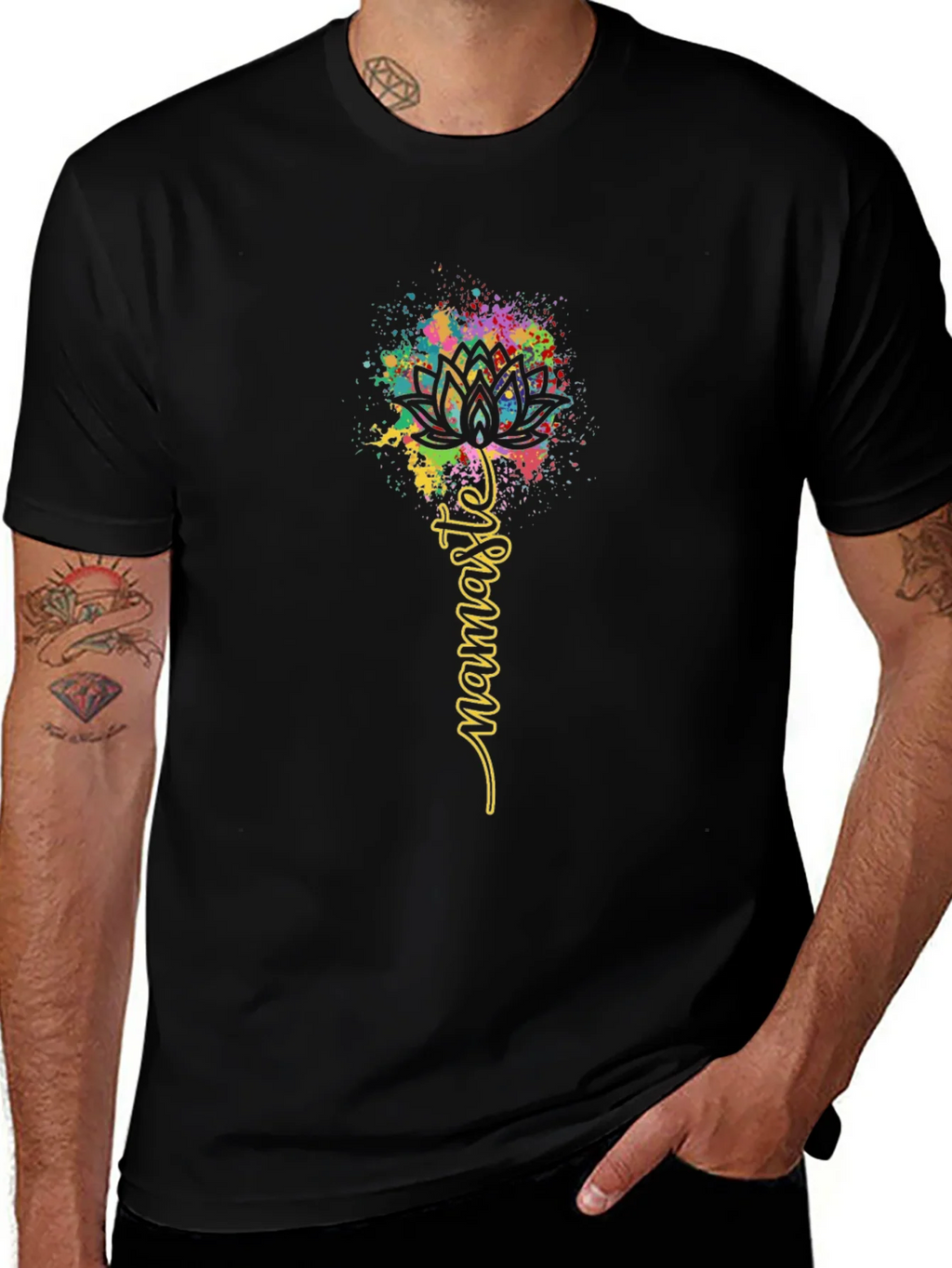 Namaste Lotus Flower T-Shirt
