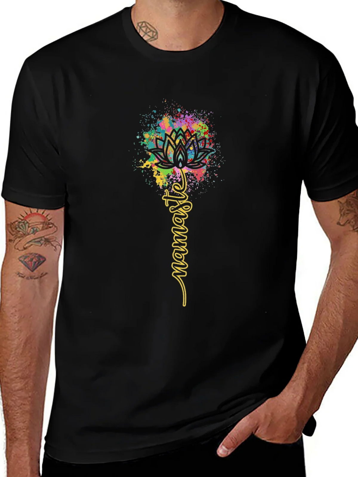 Namaste Lotus Flower T-Shirt