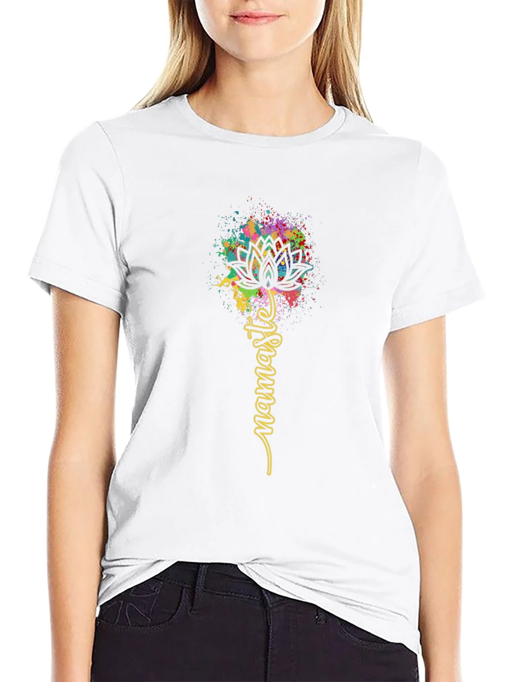 Namaste Lotus Flower T-Shirt