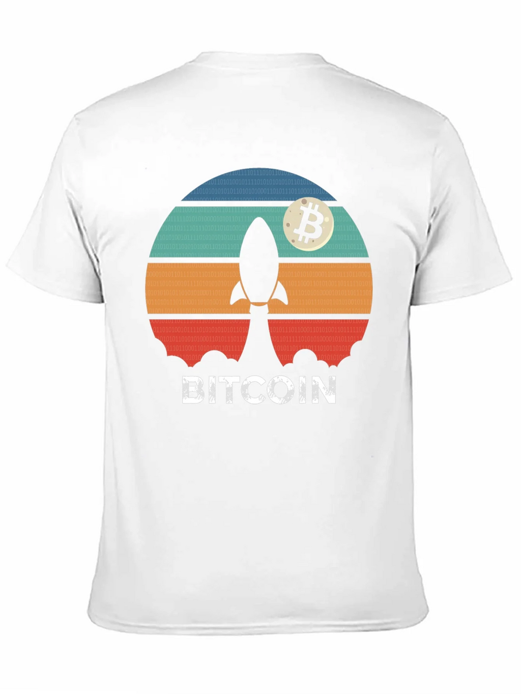 Bitcoin Rocket T-Shirt - Crypto Moonshot Tee