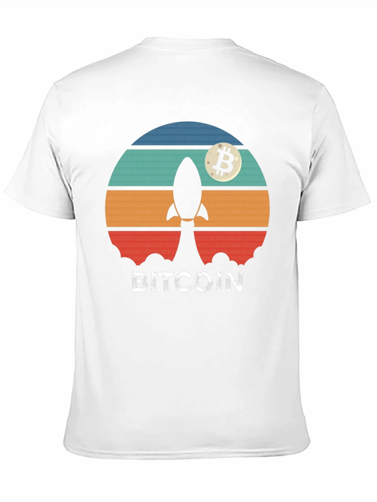 Bitcoin Rocket T-Shirt - Crypto Moonshot Tee